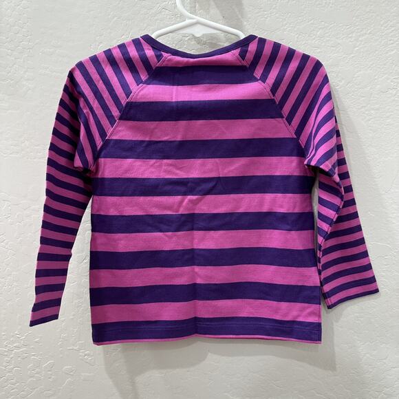 NWT Villervalla Purple Stripe Star Appliqué Long Sleeve Shirt - Picture 4 of 7